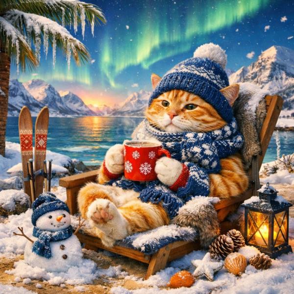 a christmas in july greeting